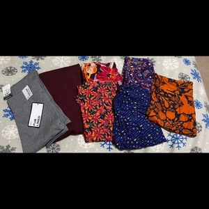 LOT OF NEW LEGGINGS 7 PAIRS TOTAL FOR LOT